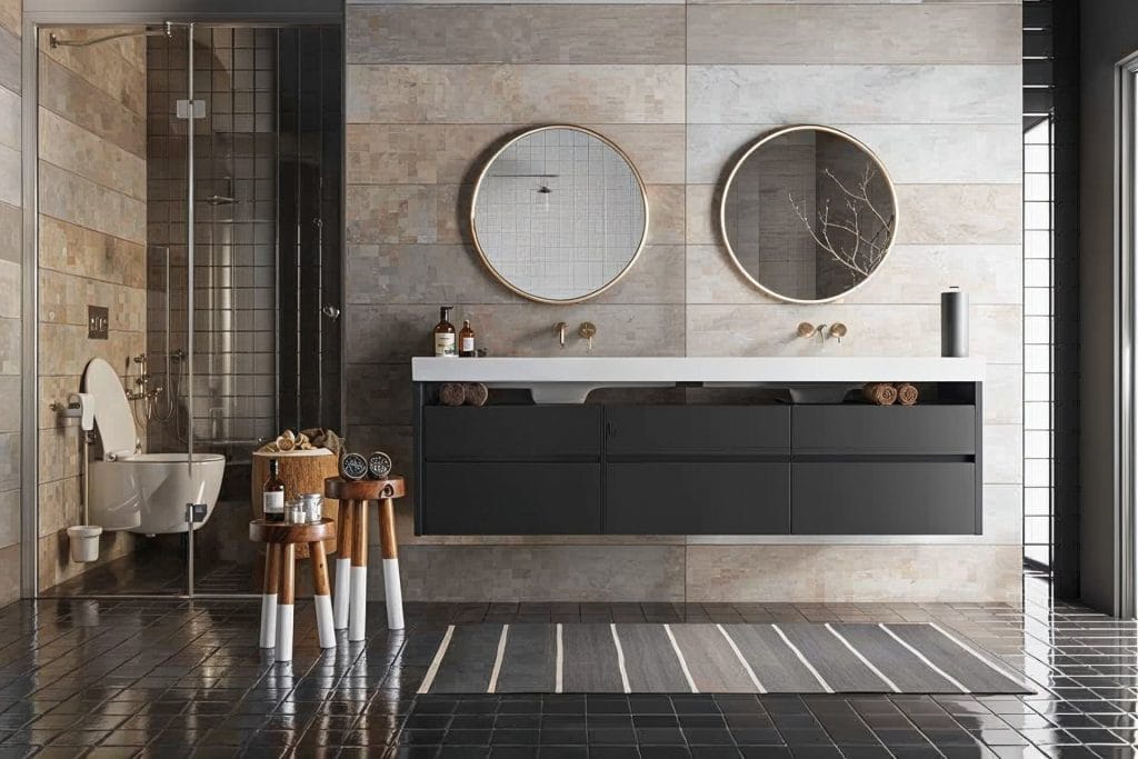 Moody Bathroom Ideas by Decorilla