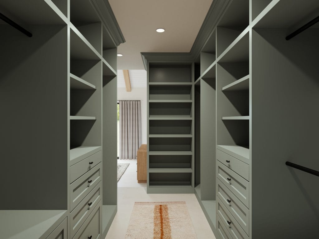 French cottage style walk-in closet by Decorilla