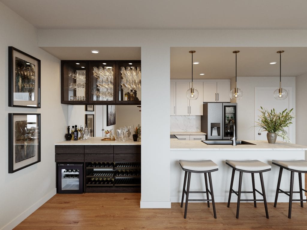 Small contemporary kitchen by Decorilla designer, Liana S.