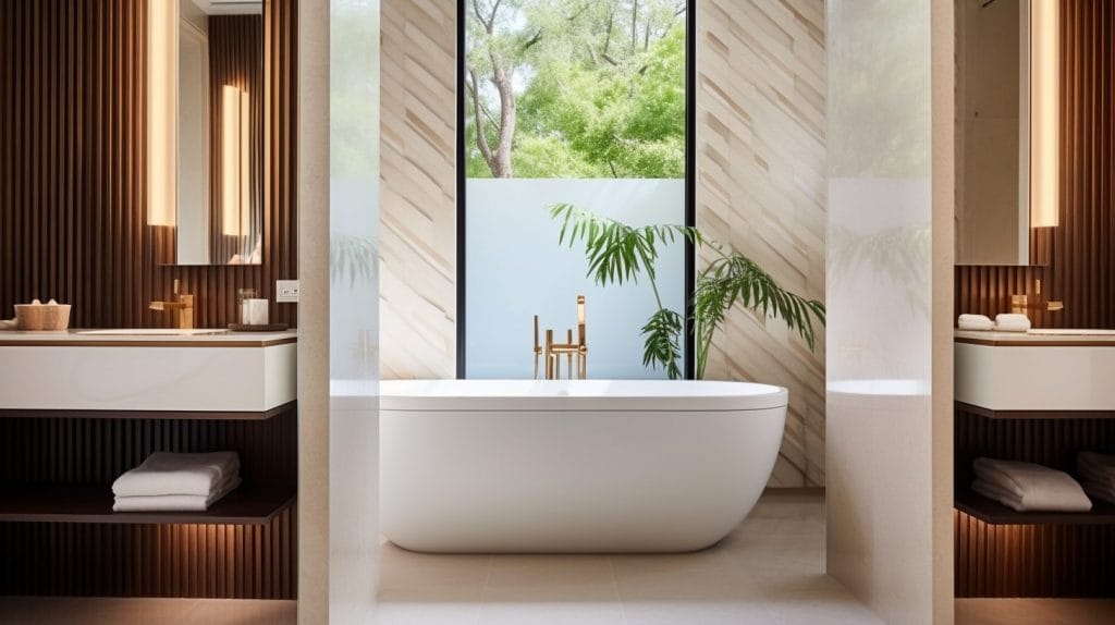 Zen bathroom decor ideas 2025 by DECORILLA