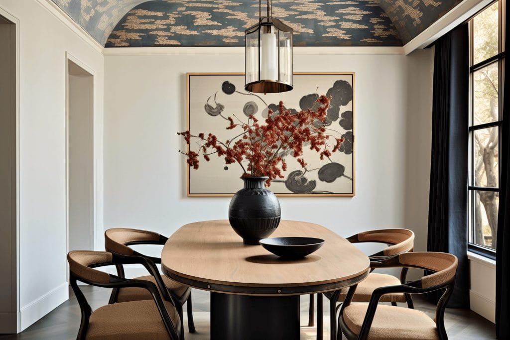 Contemporary dining room design by Decorilla