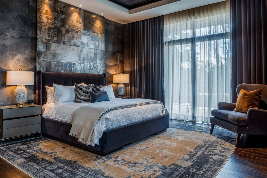 Functional beauty highlighted in 2025 master bedroom trends by Decorilla