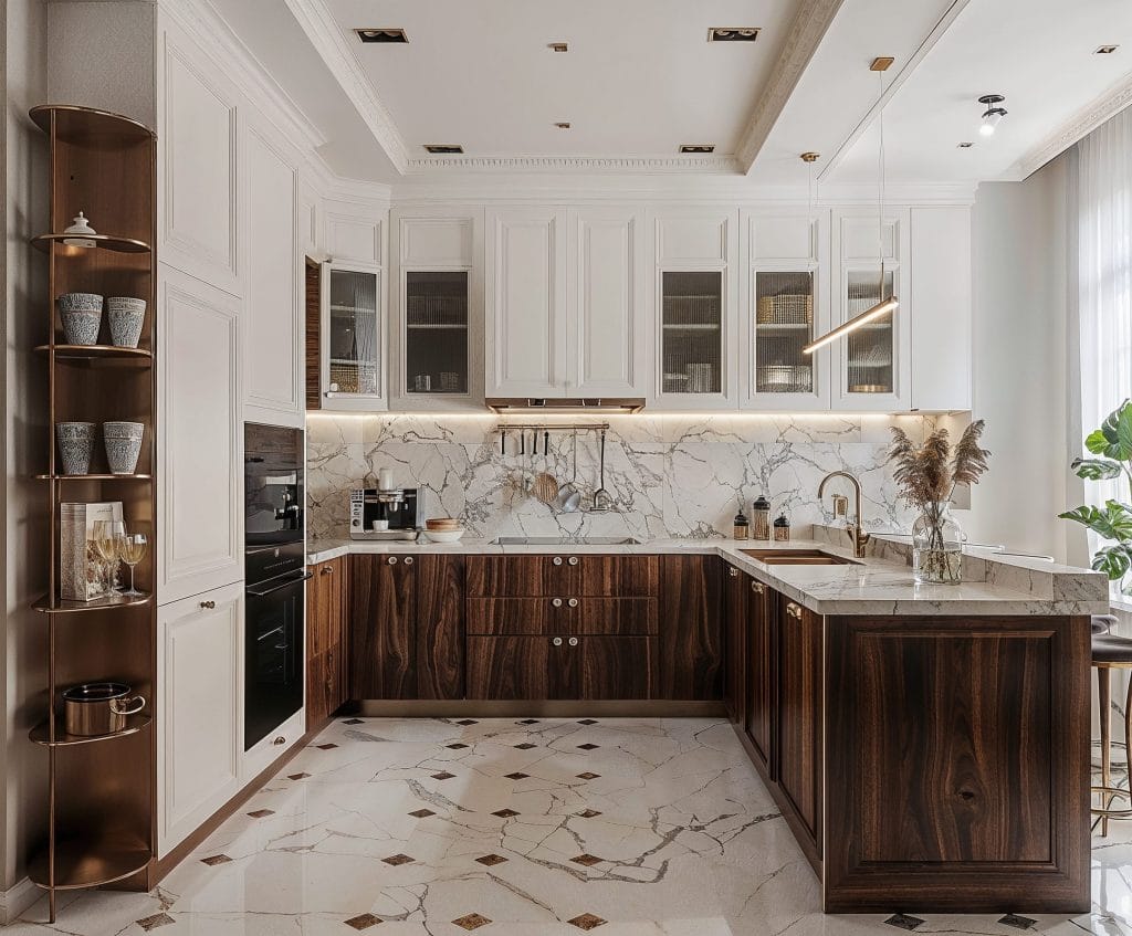 Modern classic kitchen remodel ideas by DECORILLA