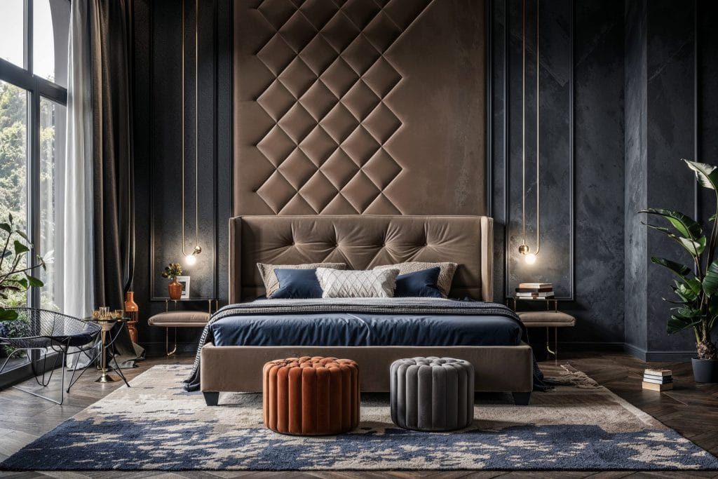 Striking designs inspired by bedroom trends 2025 by Decorilla