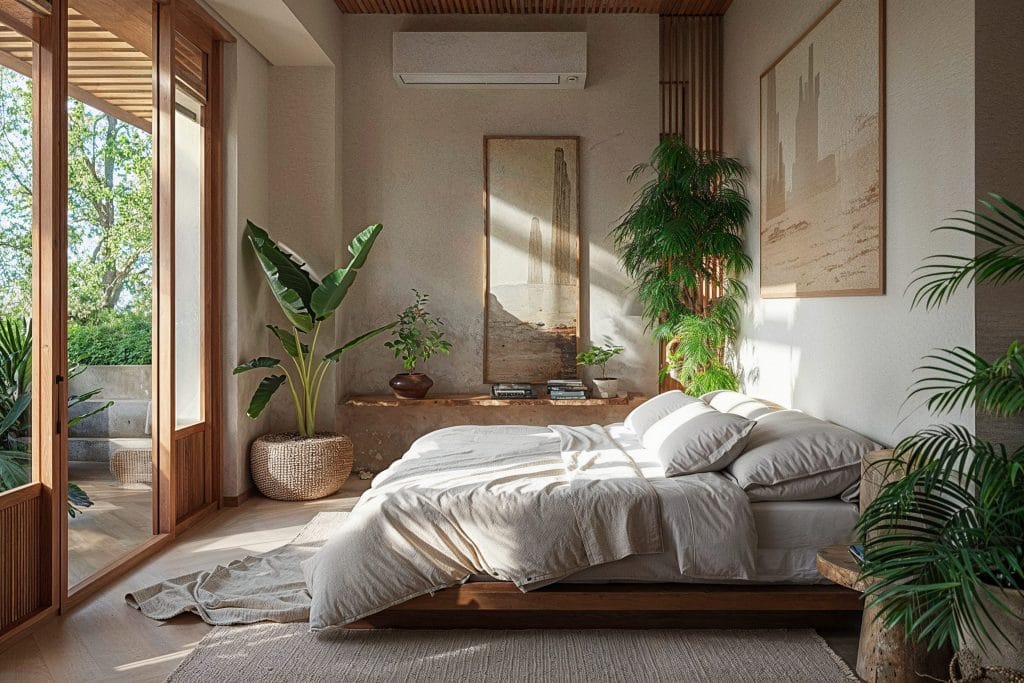 Sustainable bedroom design by Decorilla