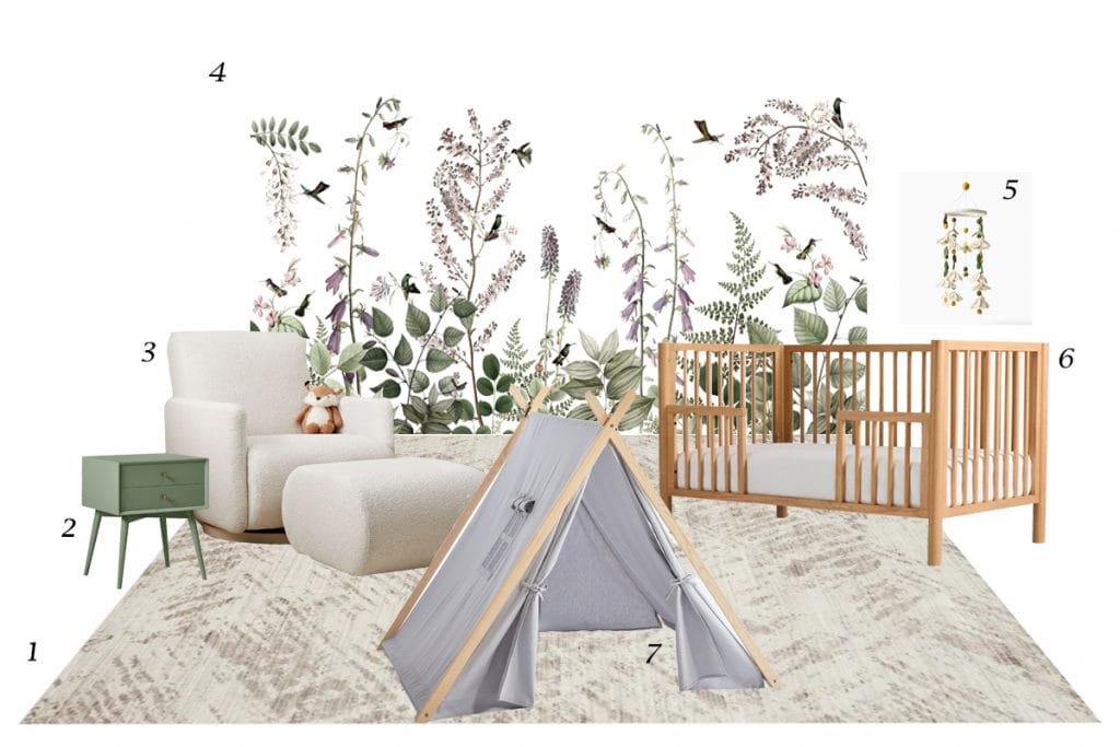 Top picks for forest-themed nursery decor by Decorilla