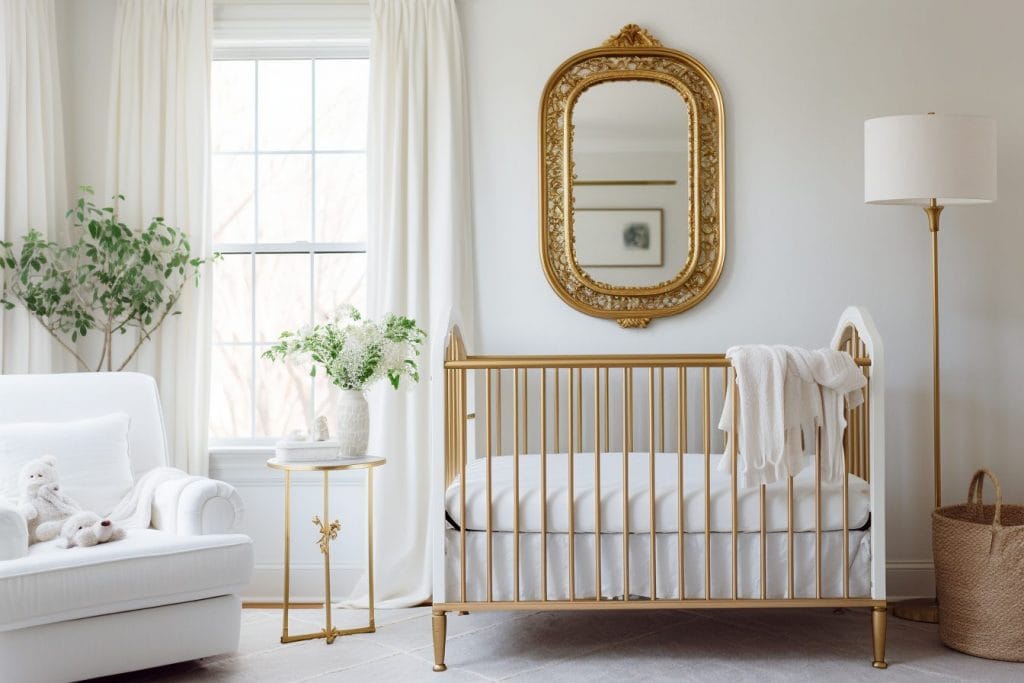 Elegant nursery design by Decorilla