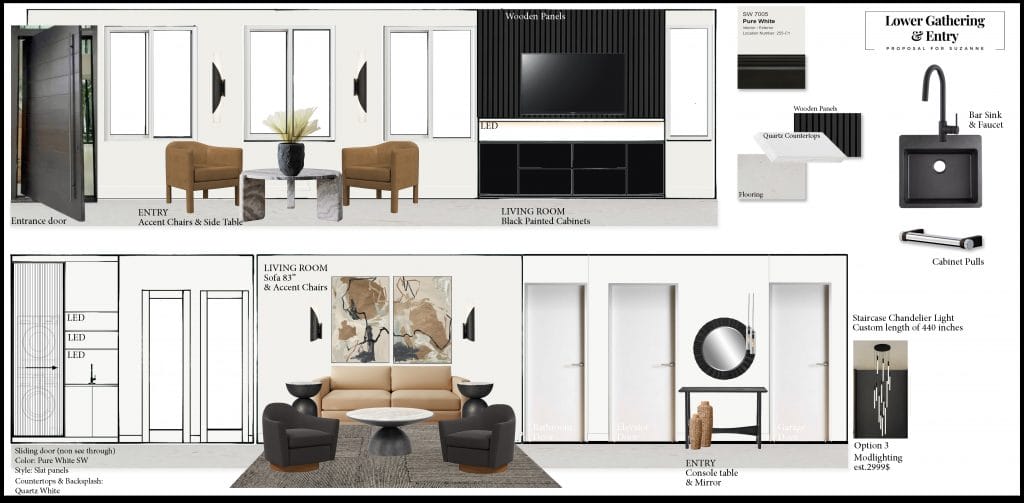 Preliminary proposal by Decorilla designer Darya N.