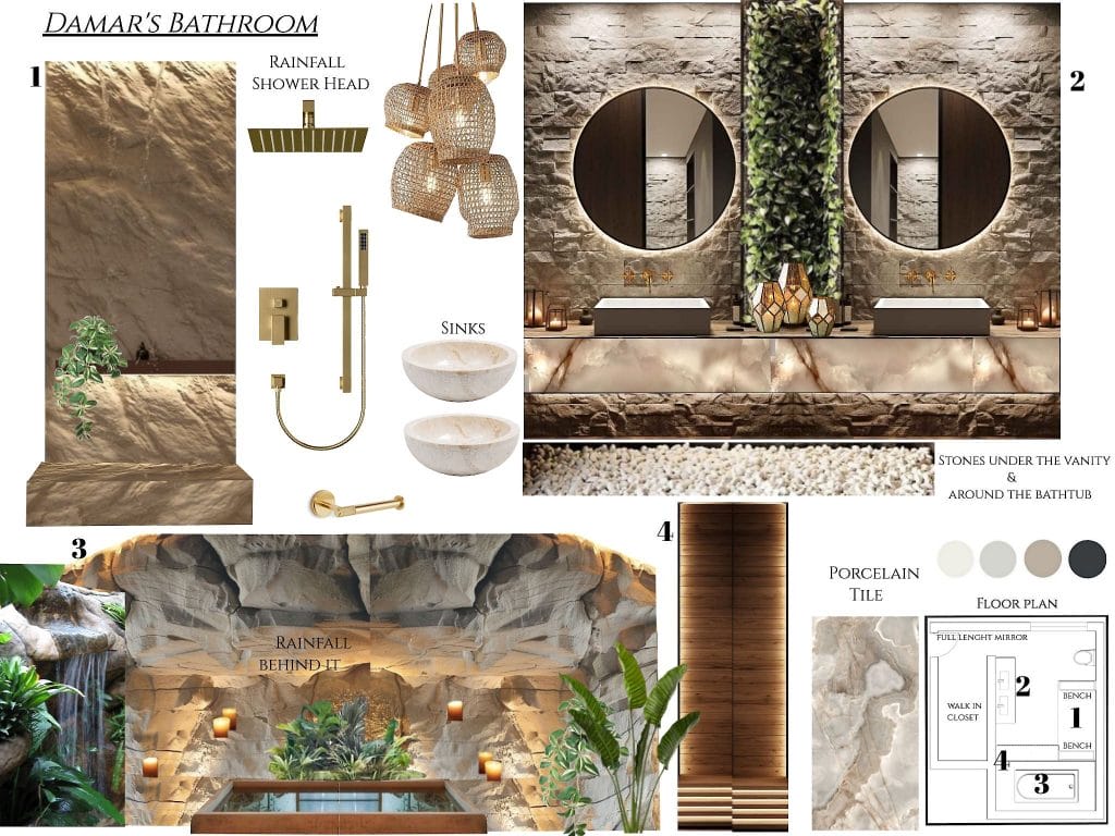 Preliminary proposal by Decorilla designer, Kamila A.